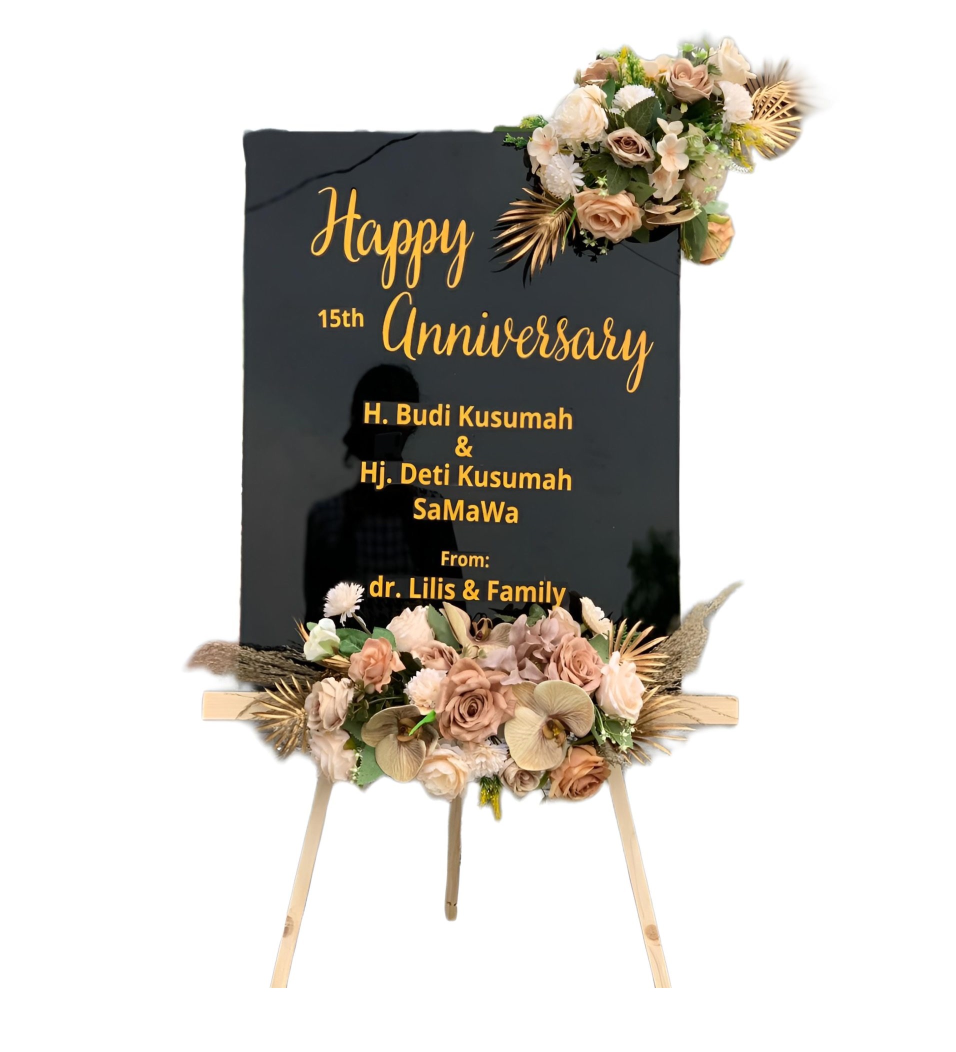 Papan Bunga Akrilik Gunungkencana